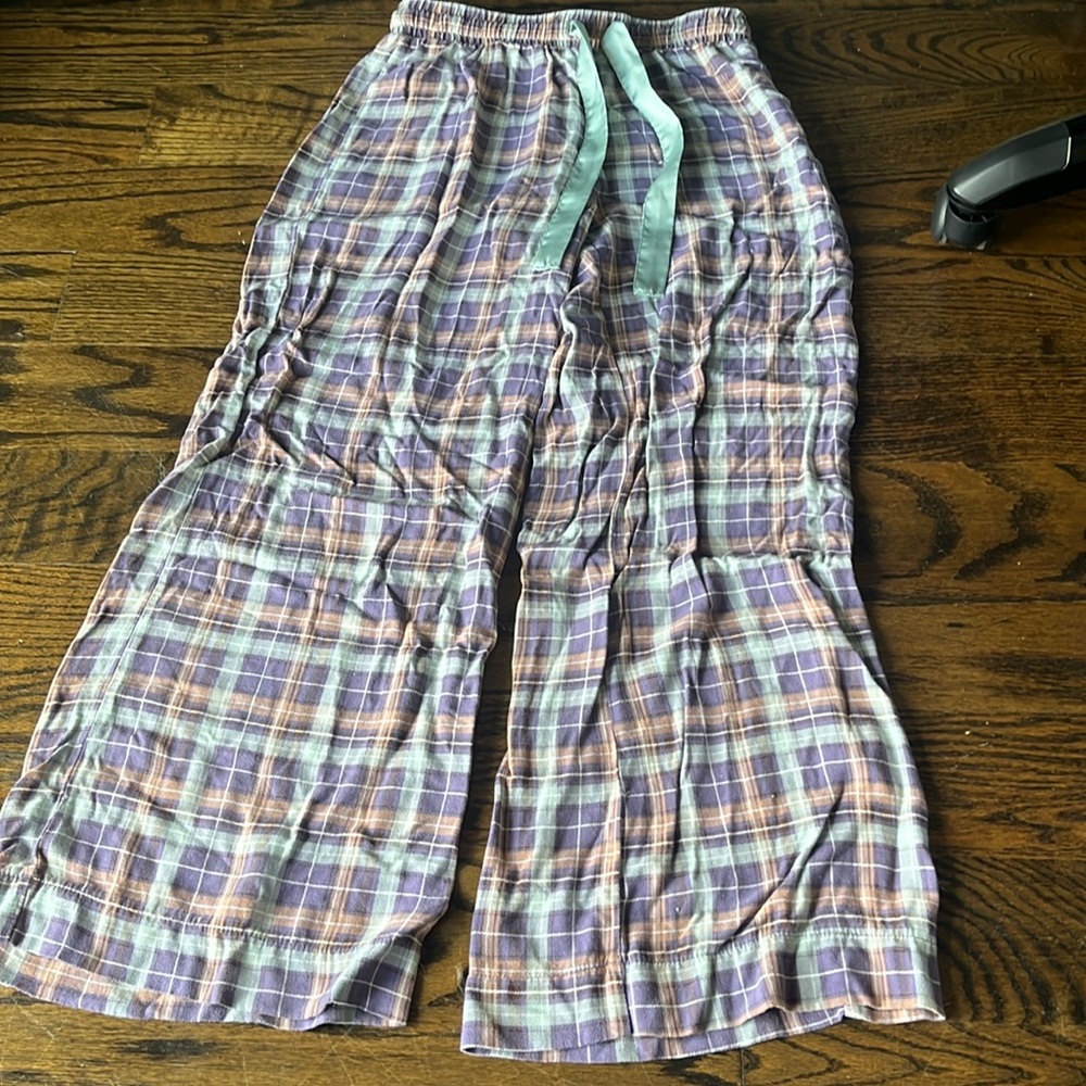 plaid pajama pants